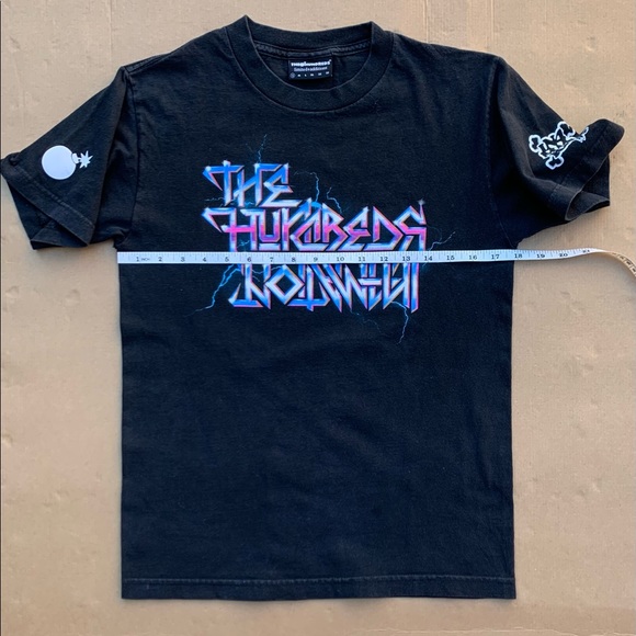 The Hundreds X In4mation metal inspired screenprinted tshirt - Picture 7 of 12